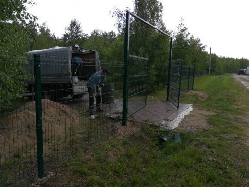 Забор из секций 3D от компании Ярославские заборы